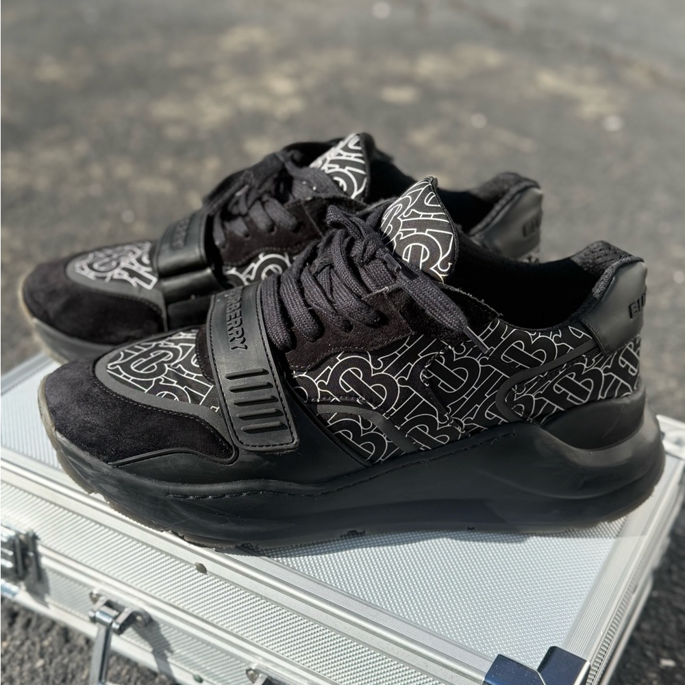Burberry Black Monogram Sneakers